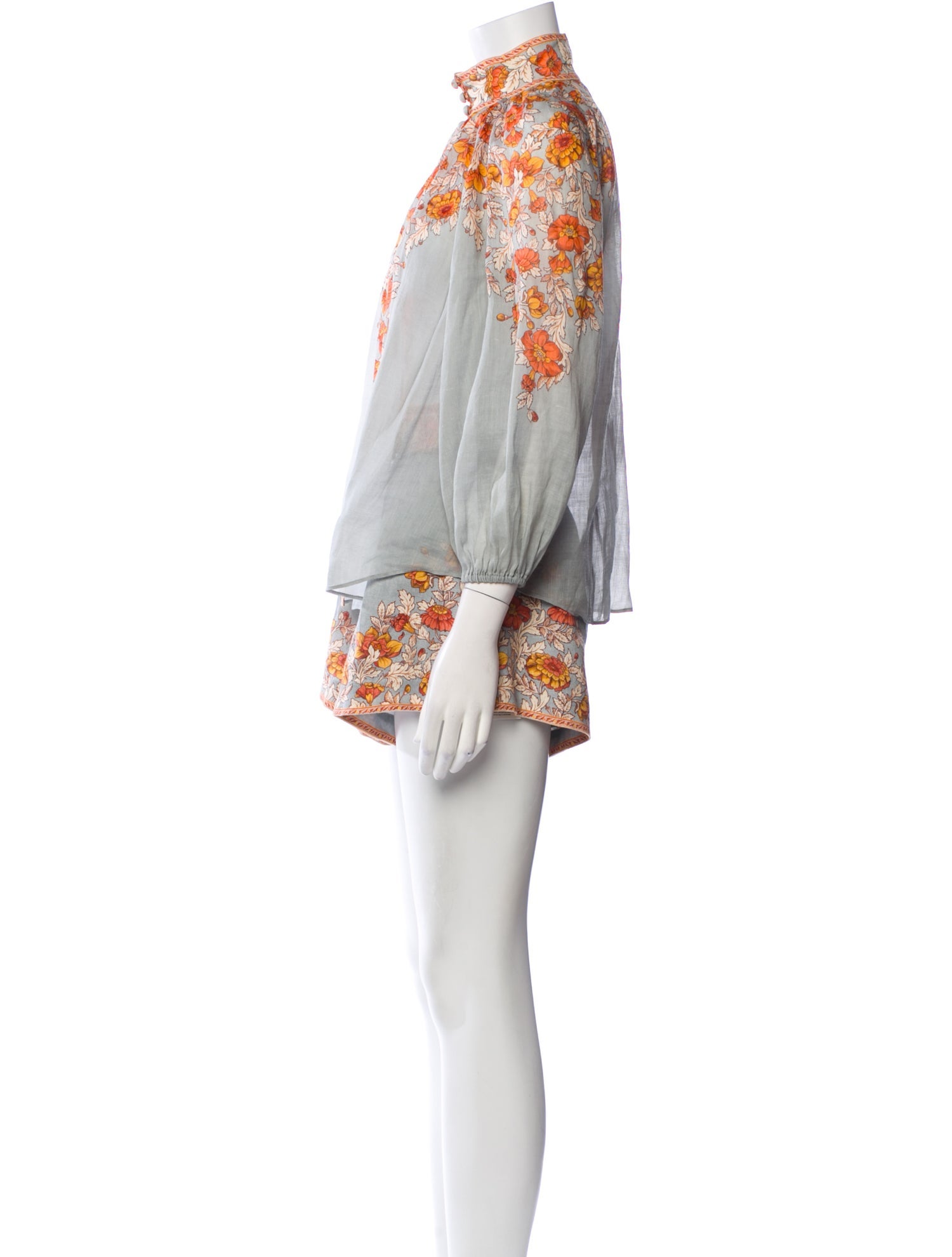 Zimmermann Linen Printed Short Set