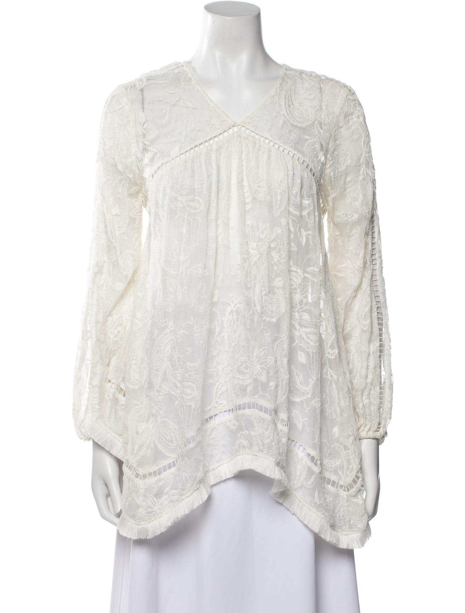 Zimmermann Silk V-Neck Tunic