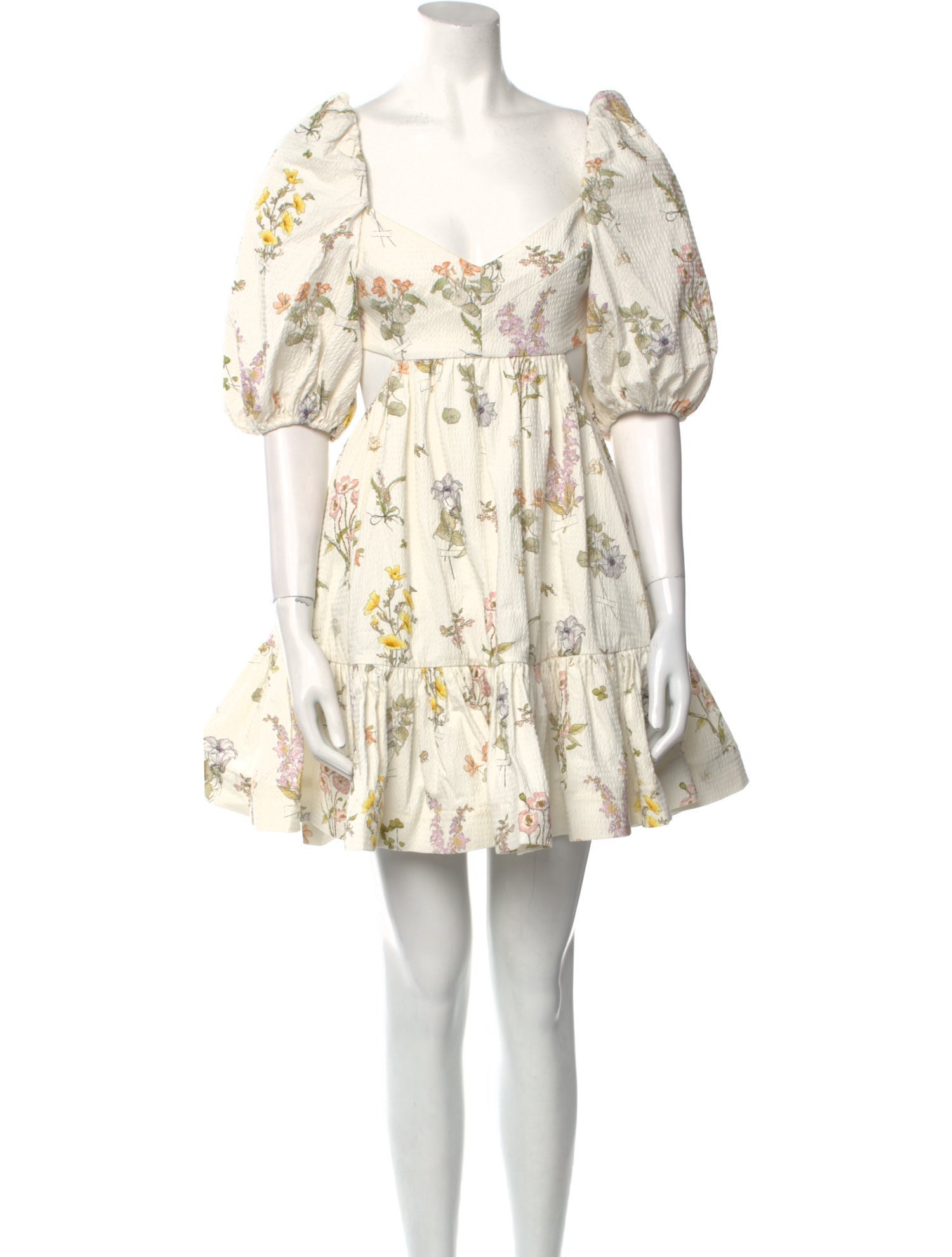 Zimmermann Floral Print Mini Dress w/ Tags