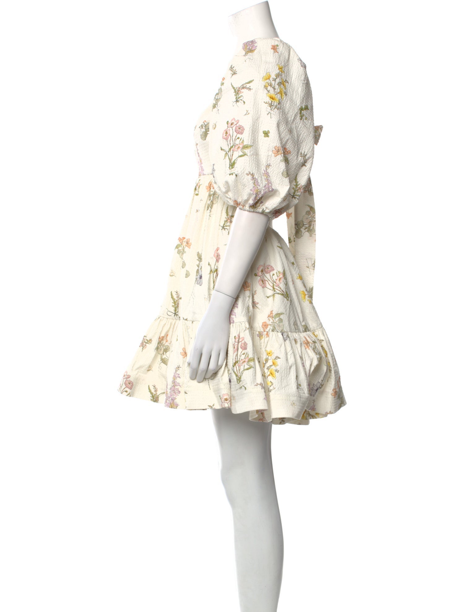 Zimmermann Floral Print Mini Dress w/ Tags