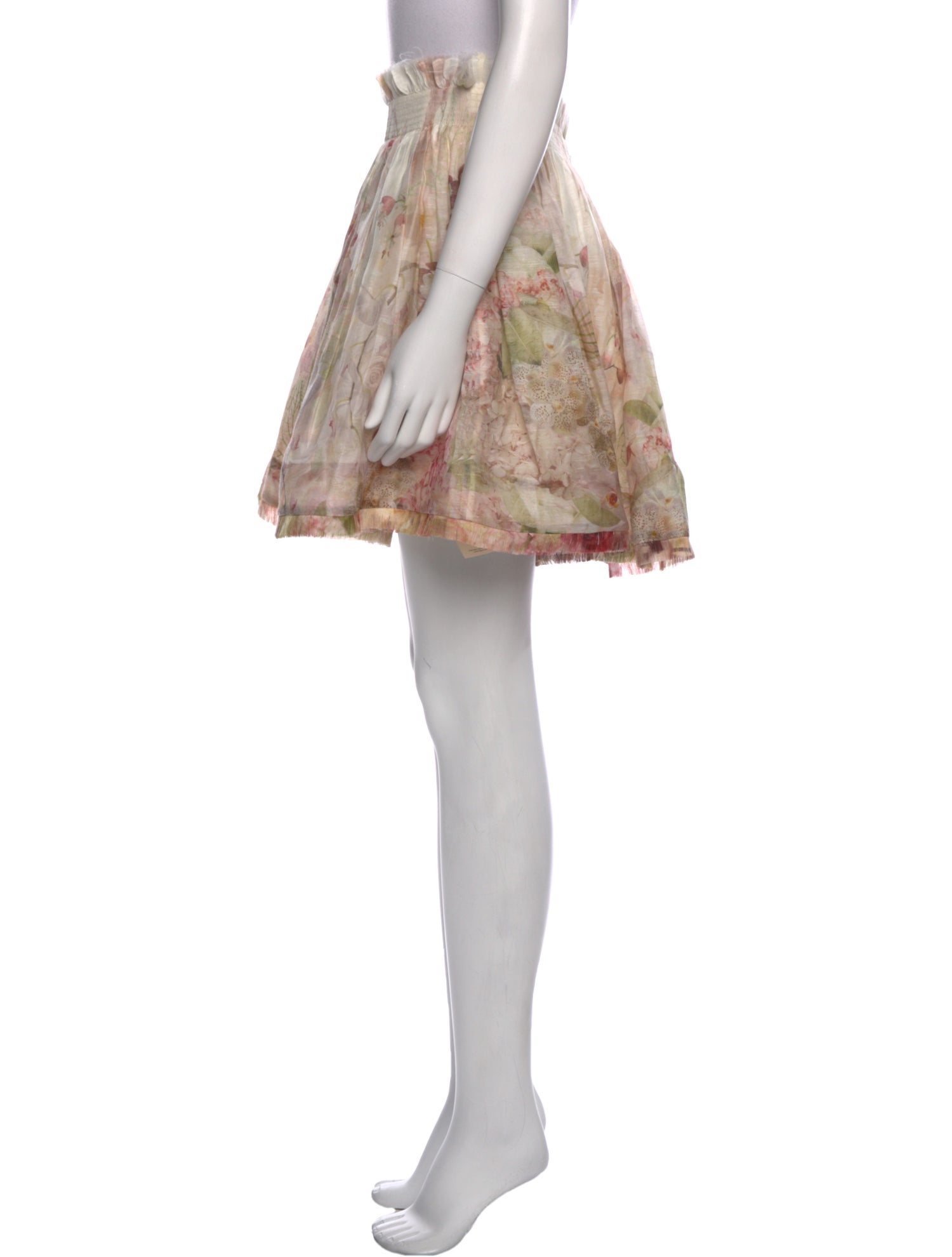 Zimmermann Linen Mini Skirt