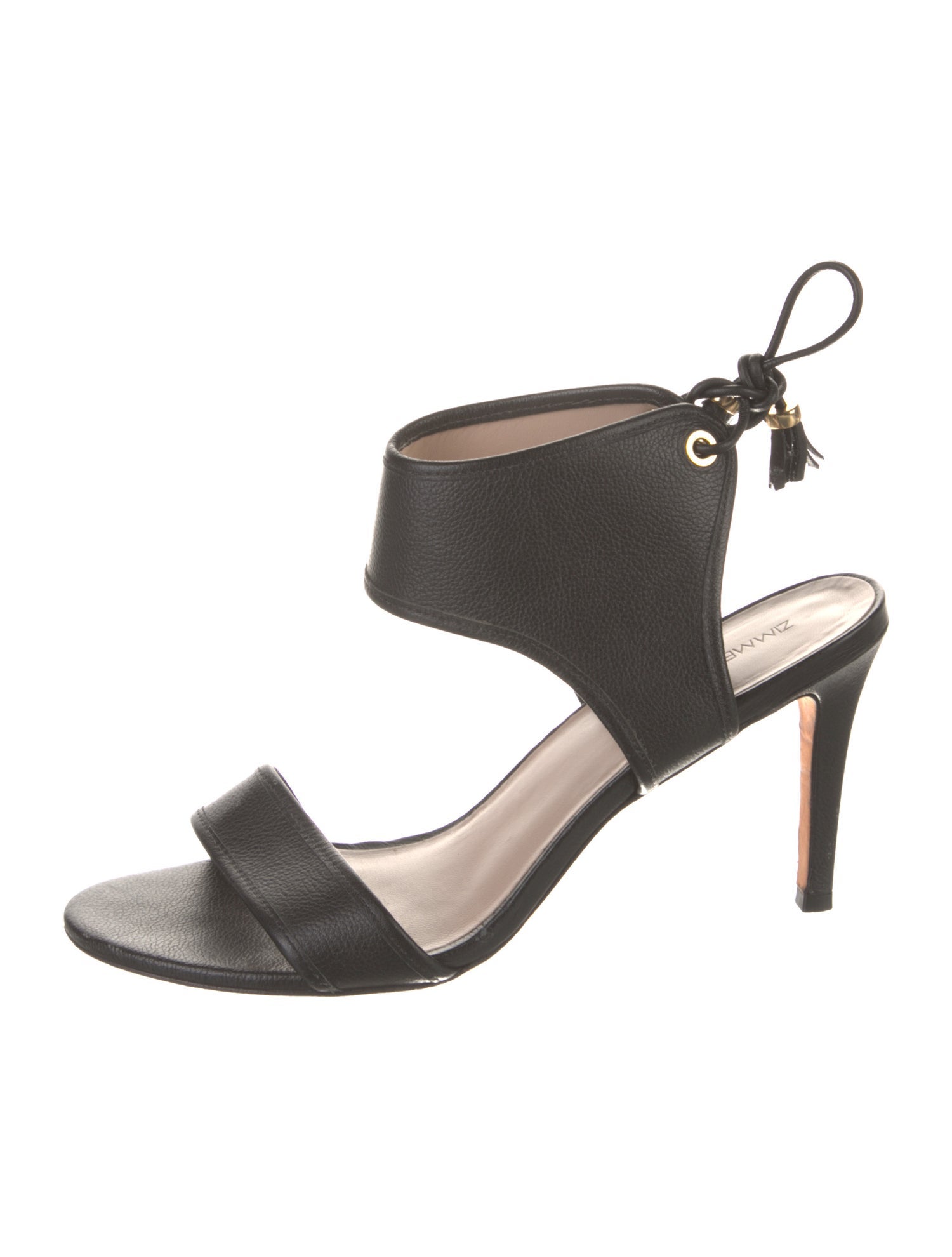 Zimmermann Leather Tassel Accents Slingback Sandals