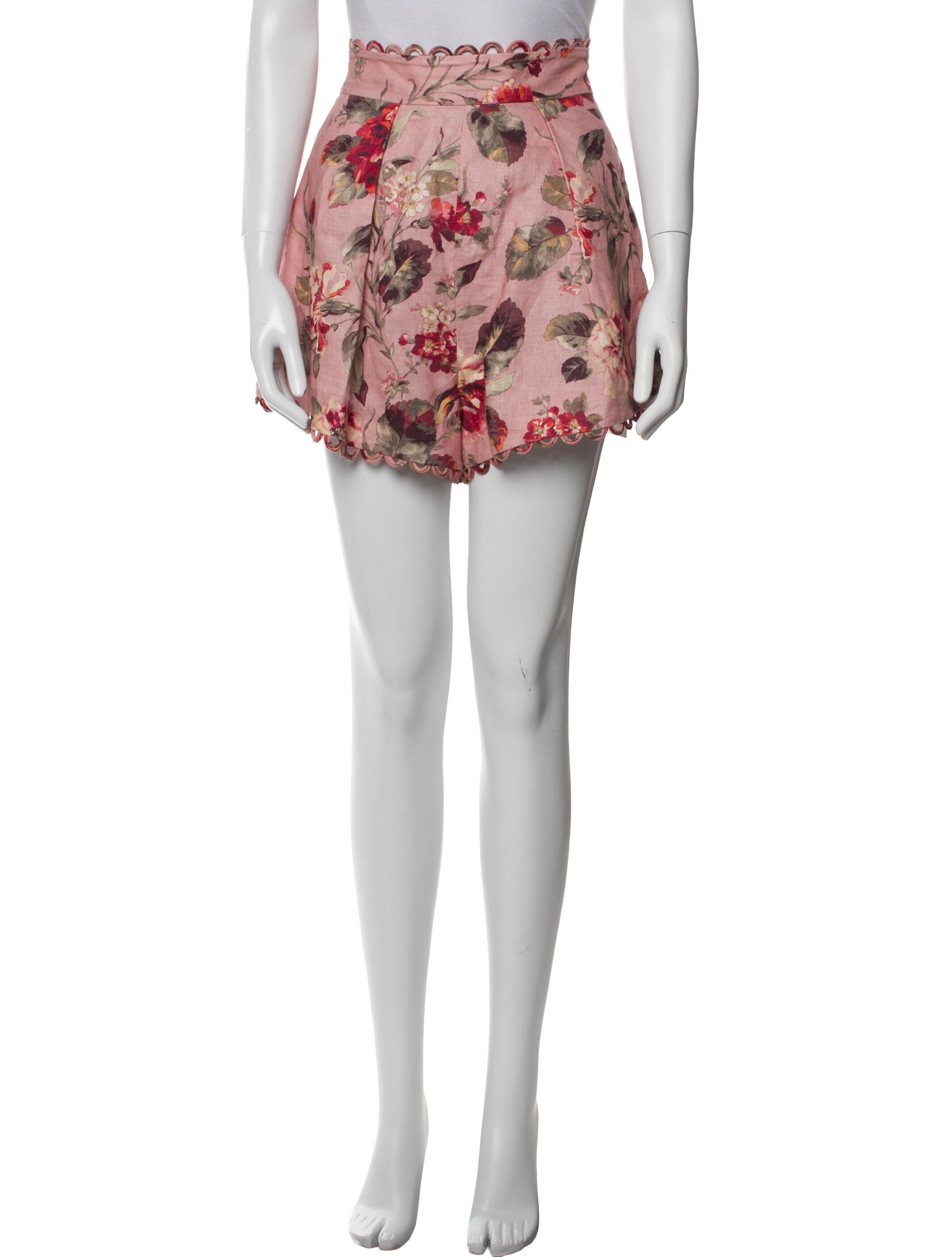 Zimmermann Linen Mini Shorts