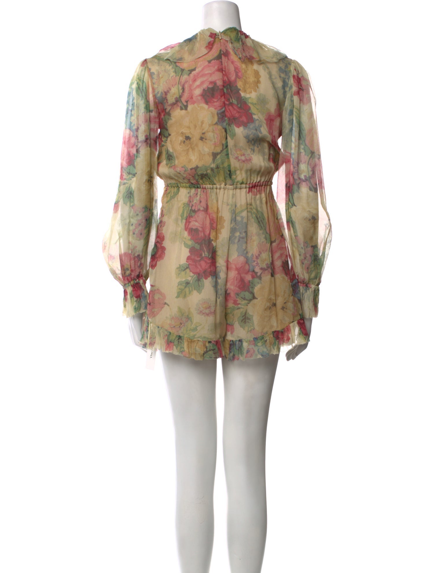 Zimmermann Silk Printed Romper