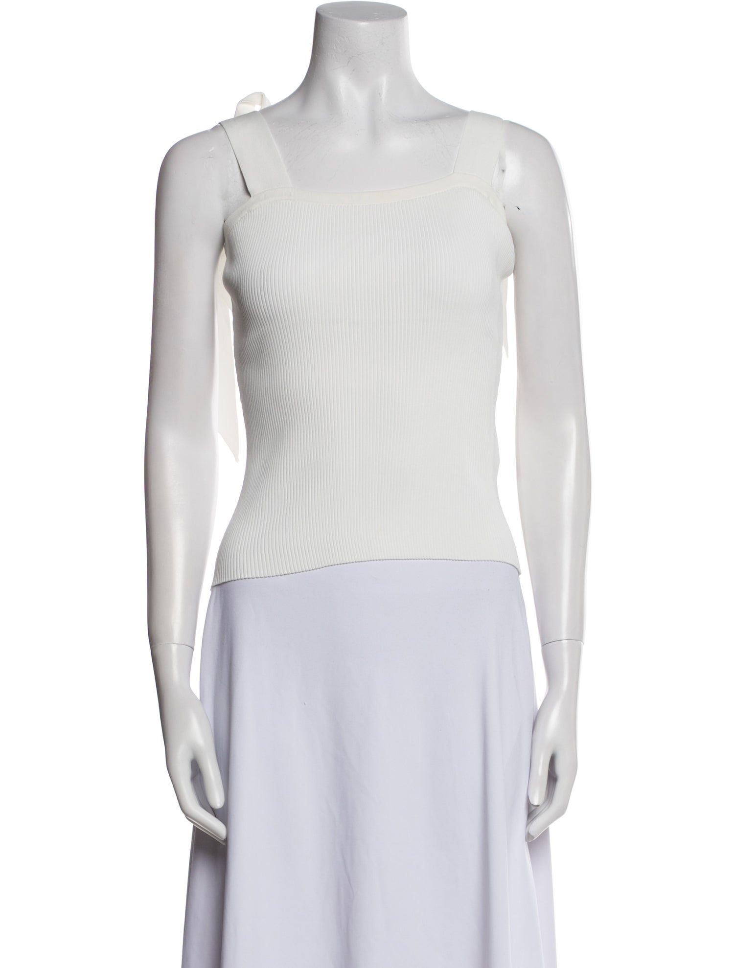 Zimmermann Square Neckline Sleeveless Crop Top