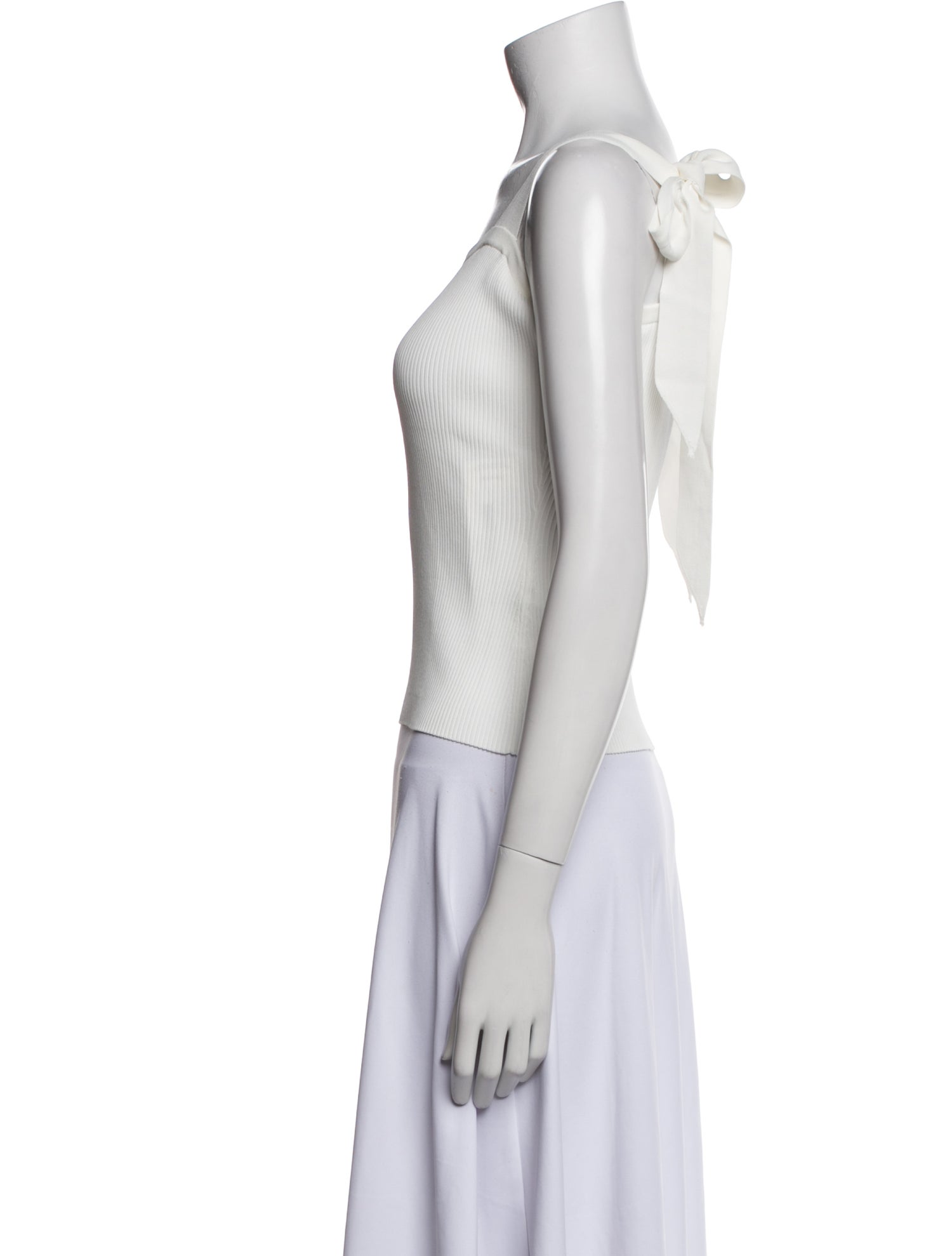 Zimmermann Square Neckline Sleeveless Crop Top