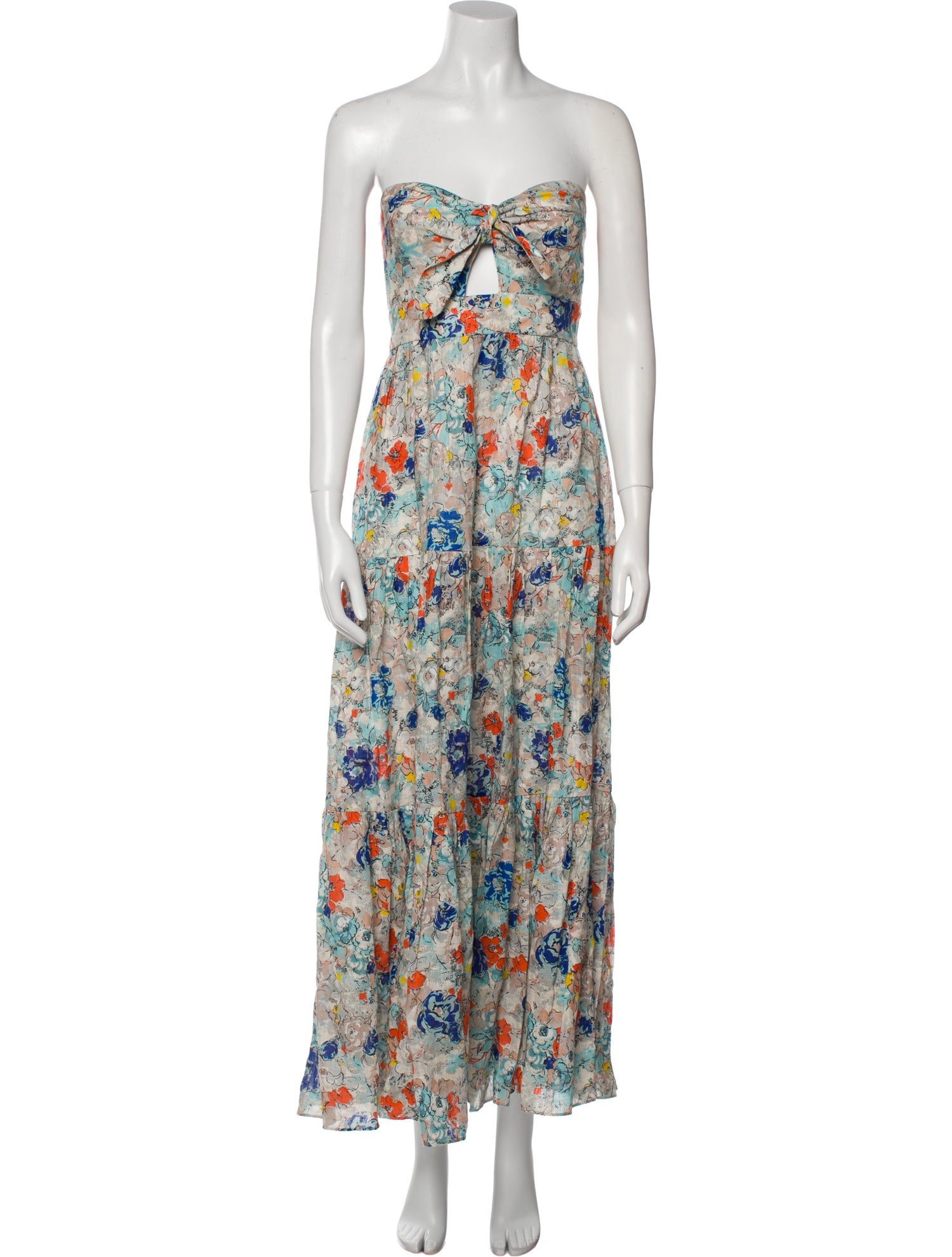 Zimmermann Floral Print Long Dress