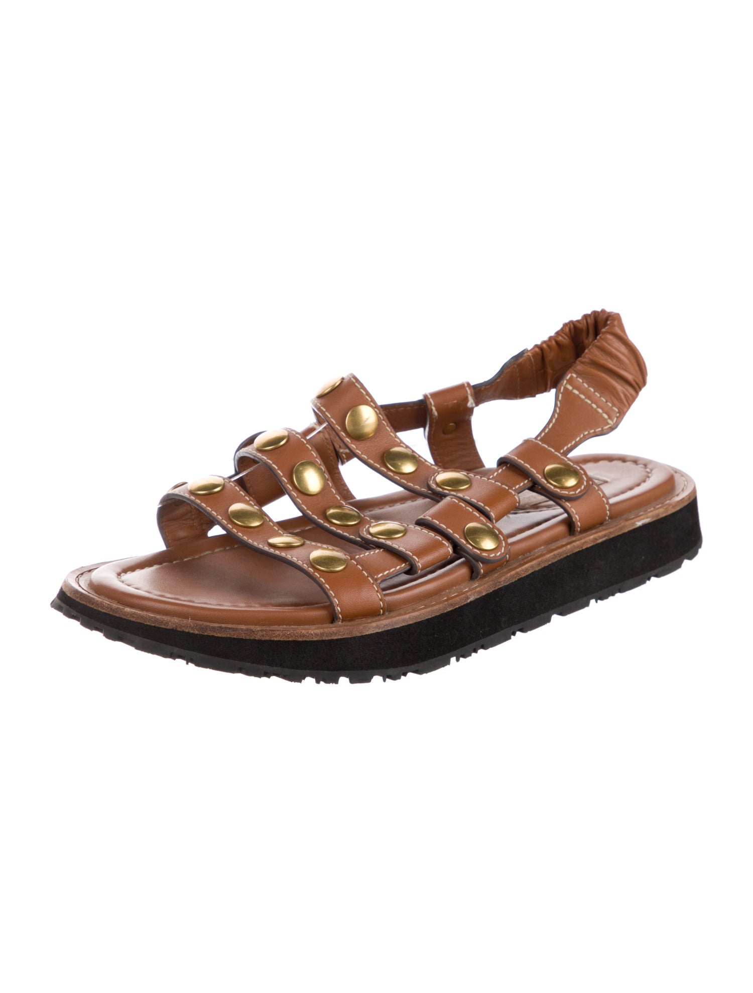 Zimmermann Leather Studded Accents Gladiator Sandals