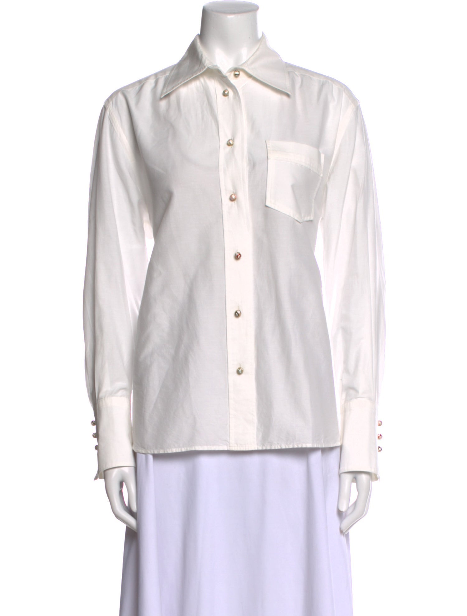 Zimmermann Long Sleeve Button-Up Top