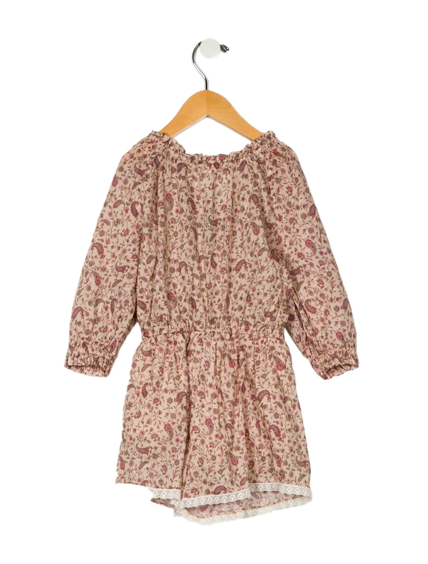 Zimmermann Toddler Girls' Lace Trim Embellished Romper