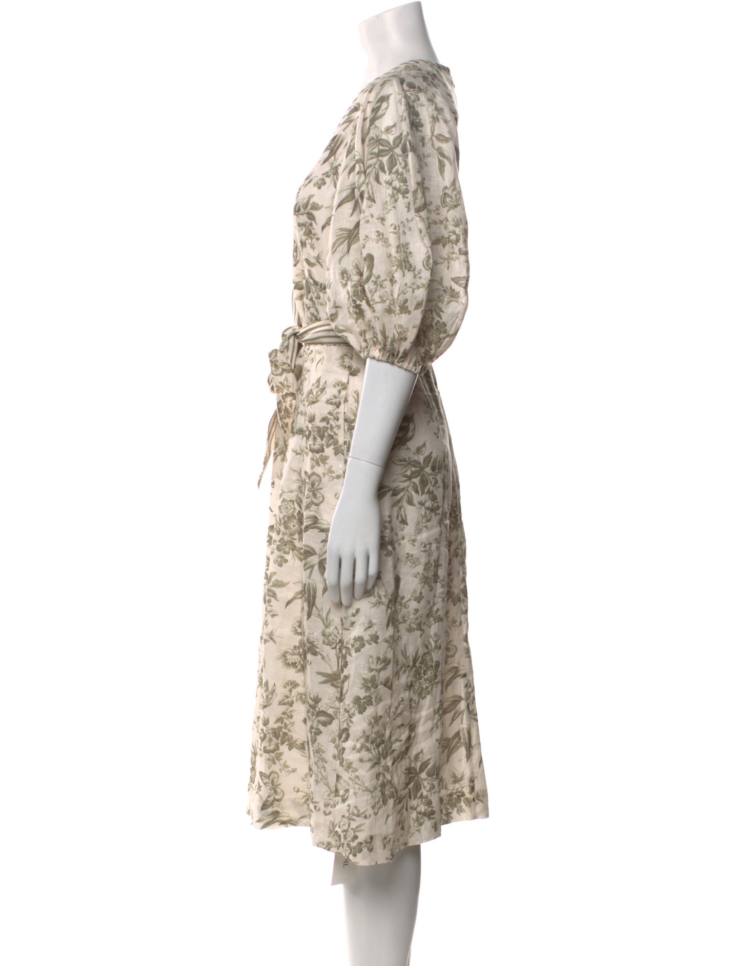 Zimmermann Linen Midi Length Dress