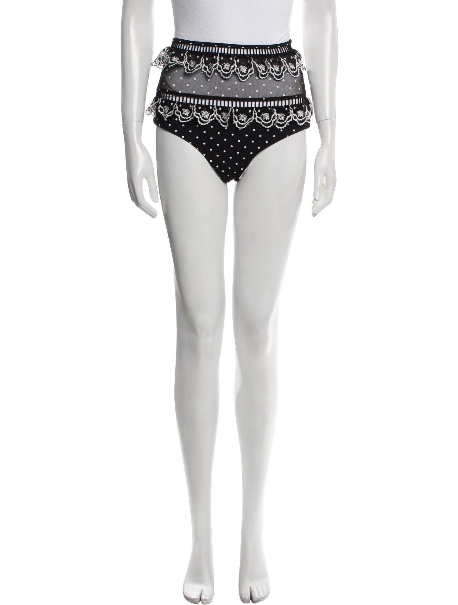 Zimmermann Printed Mesh Accents Bottoms