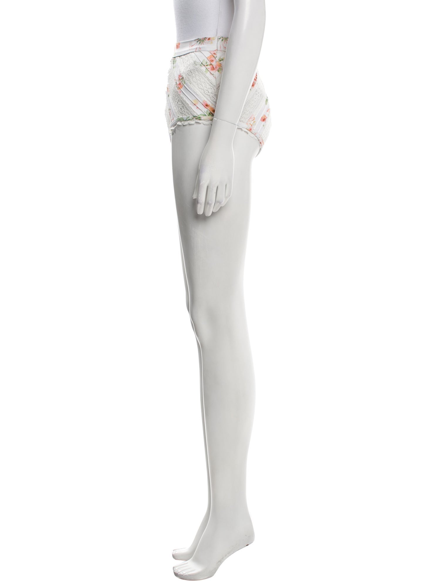 Zimmermann Floral Print Lace Trim Embellishment Bottoms