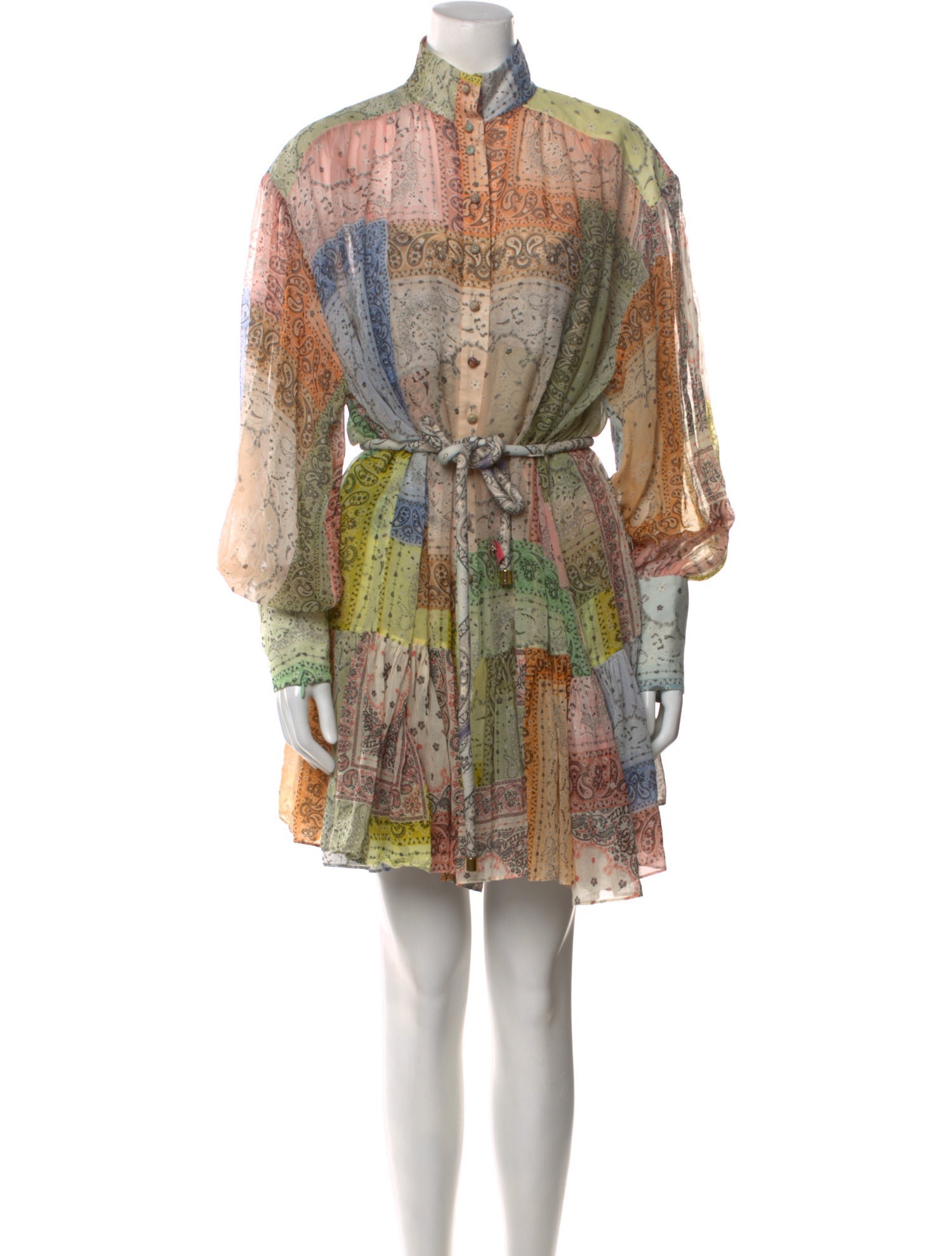 Zimmermann Paisley Print Mini Dress