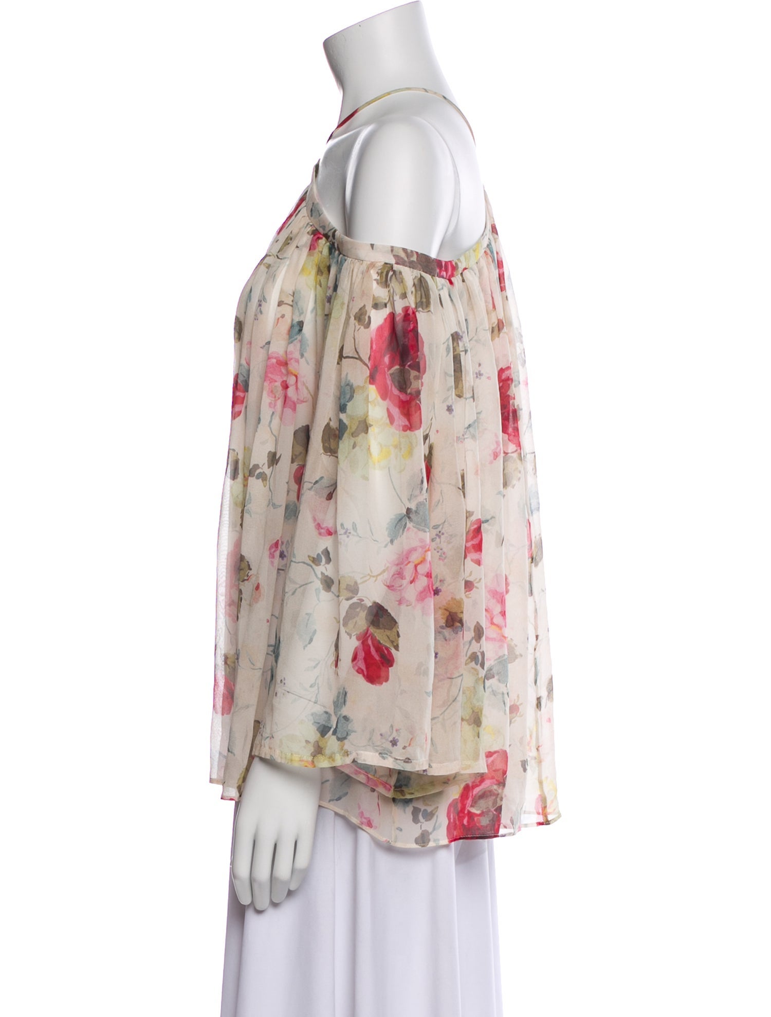 Zimmermann Silk Floral Print Blouse