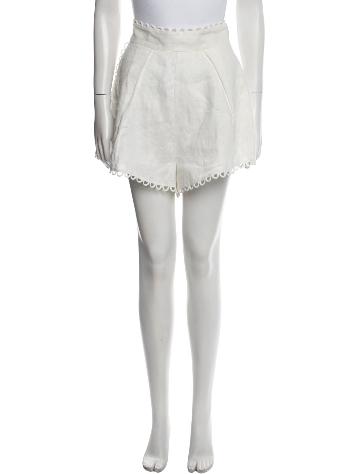 Zimmermann Linen Mini Shorts