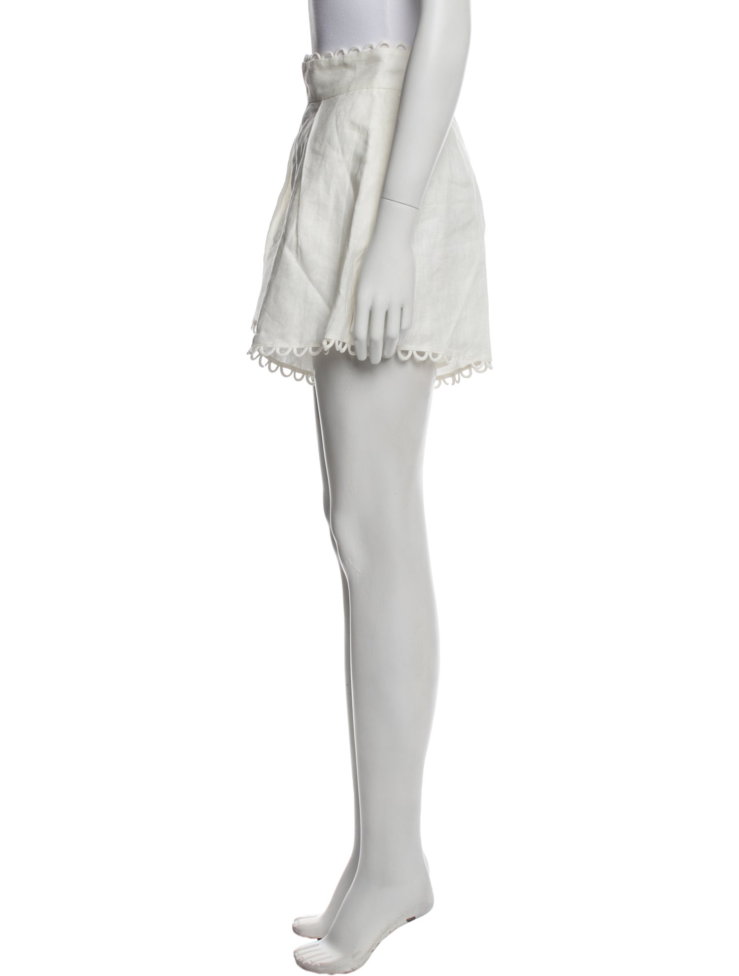 Zimmermann Linen Mini Shorts