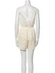 Zimmermann Lace Pattern V-Neck Romper