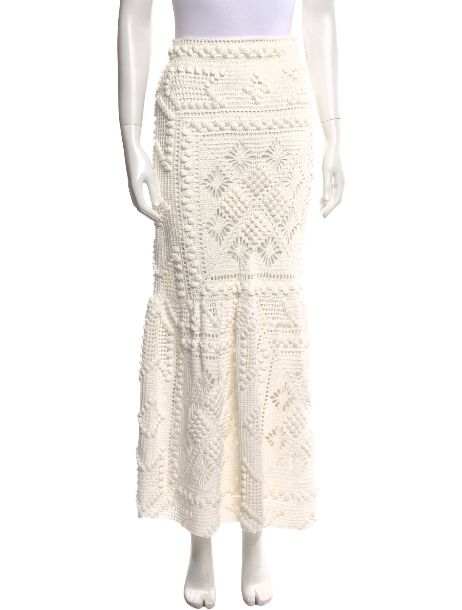 Zimmermann Lace Pattern Midi Length Skirt