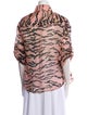 Zimmermann Linen Animal Print Button-Up Top