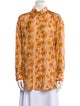 Zimmermann Silk Printed Button-Up Top