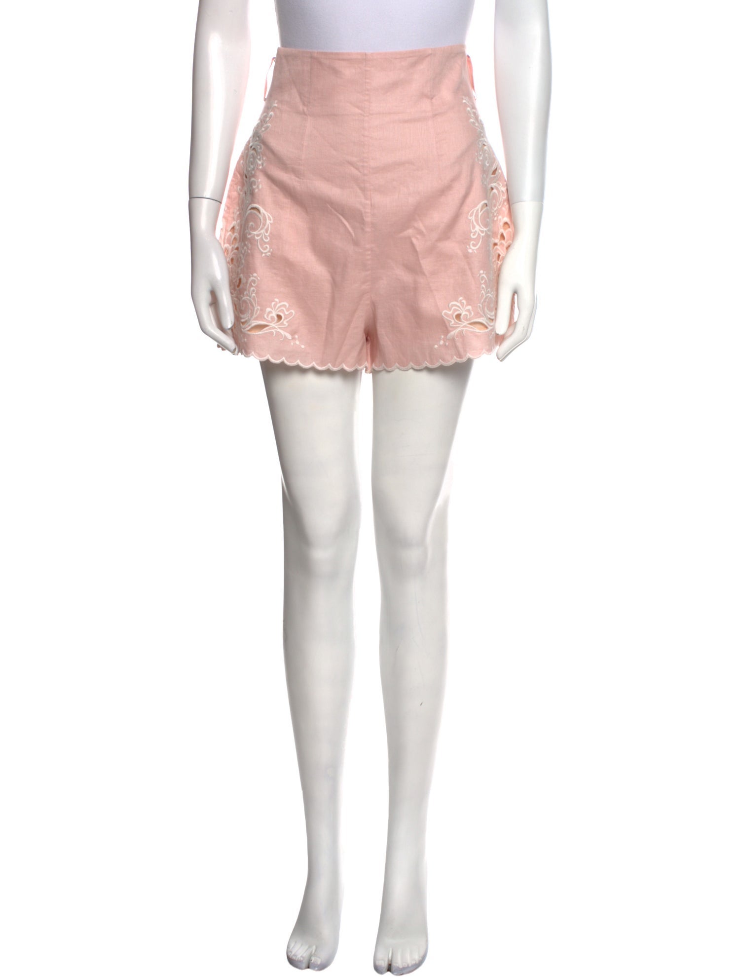 Zimmermann Linen Mini Shorts