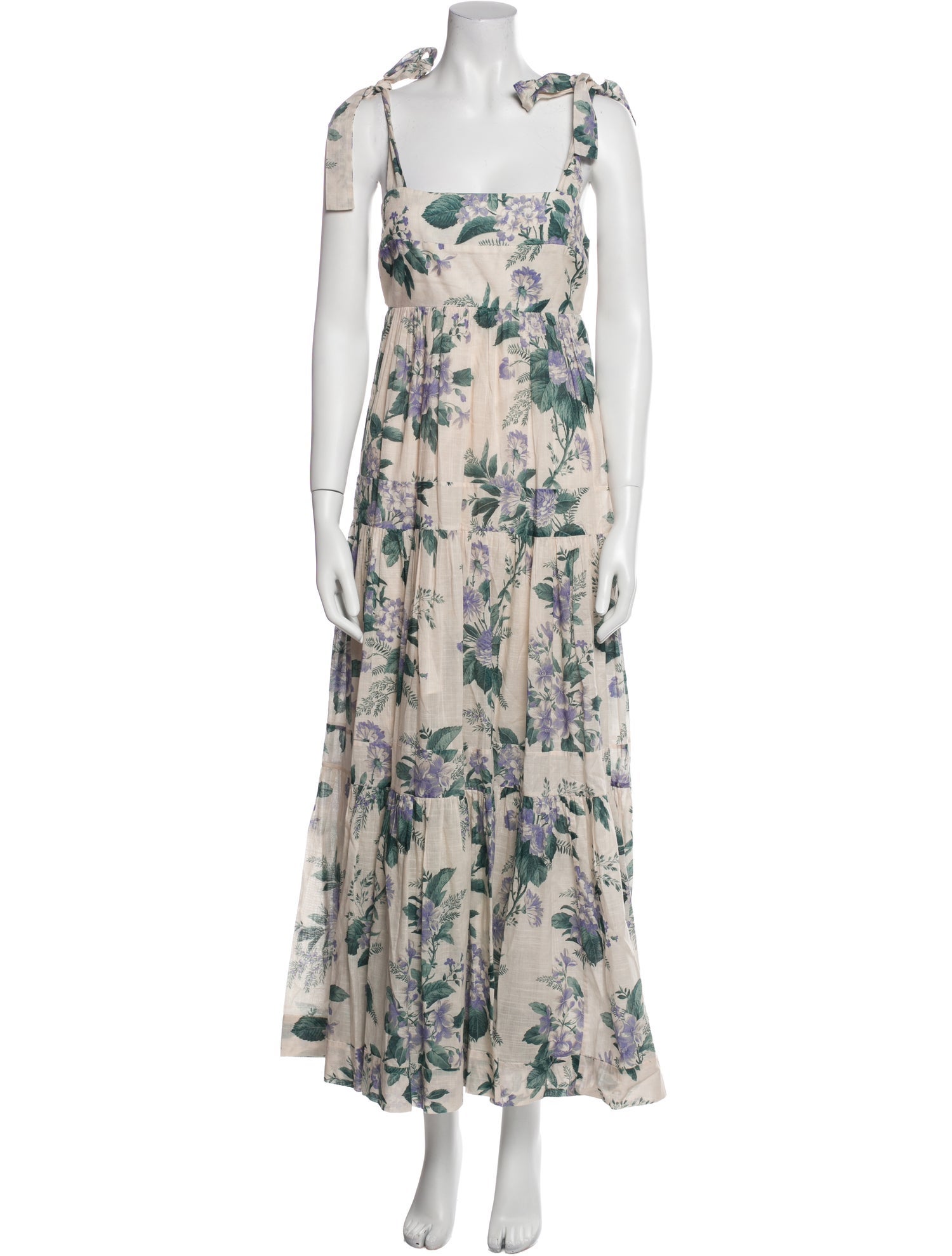Zimmermann Floral Print Long Dress