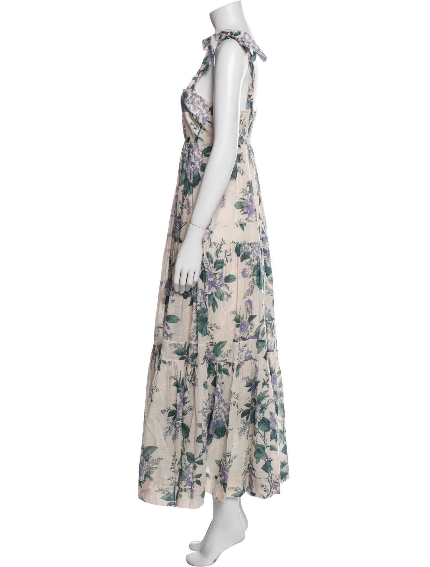 Zimmermann Floral Print Long Dress