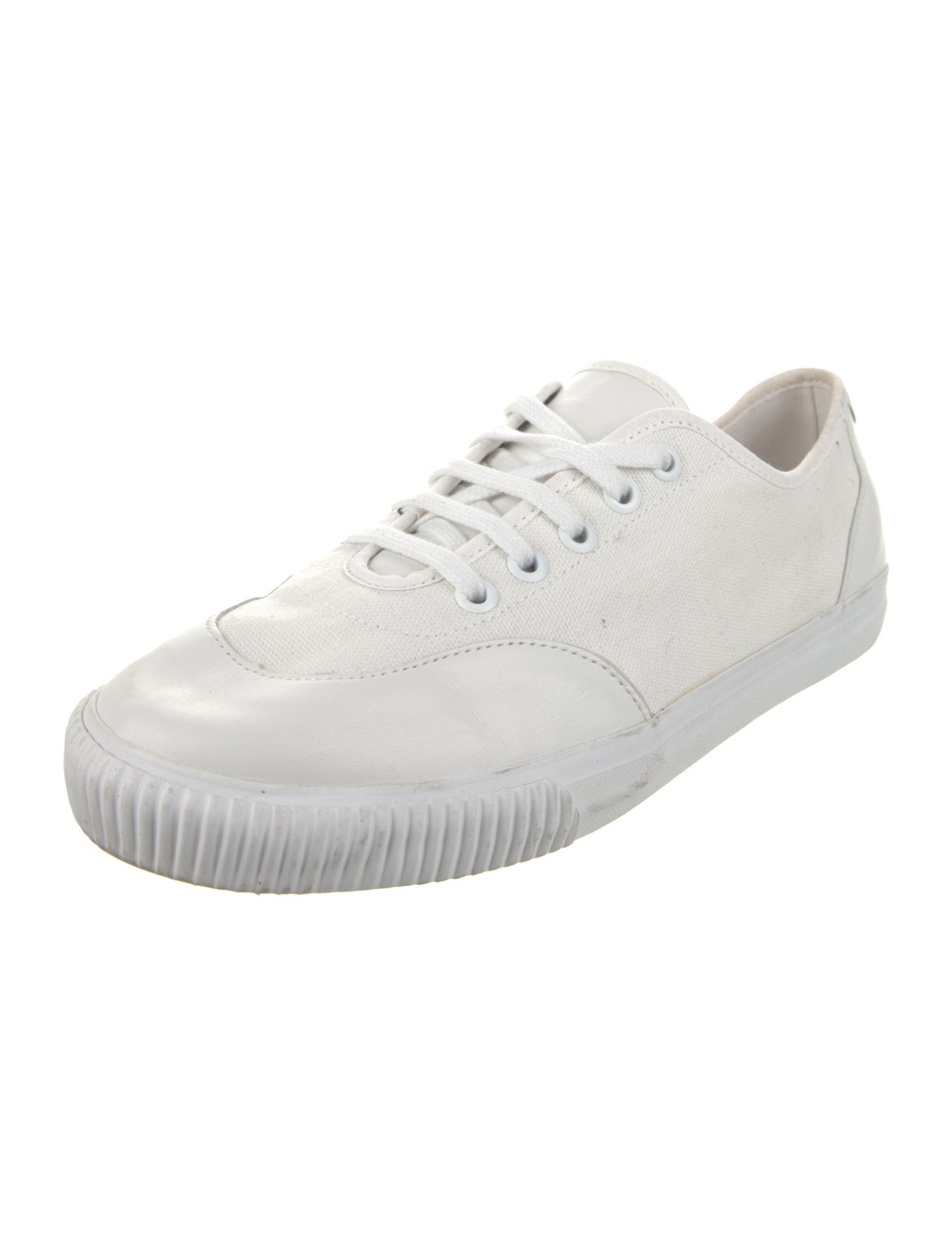 Zimmermann Canvas Leather Trim Embellishment Sneakers