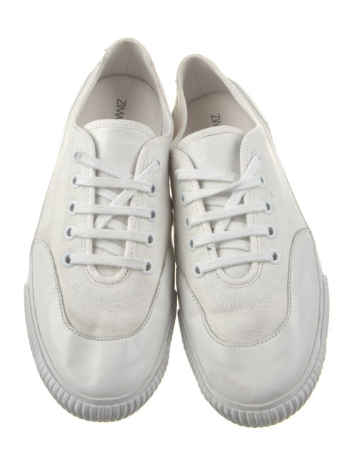 Zimmermann Canvas Leather Trim Embellishment Sneakers
