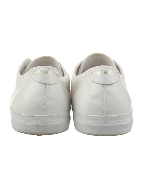 Zimmermann Canvas Leather Trim Embellishment Sneakers