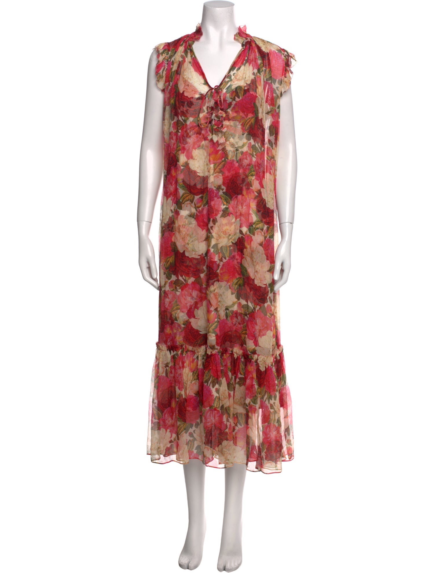 Zimmermann Floral Print Long Dress