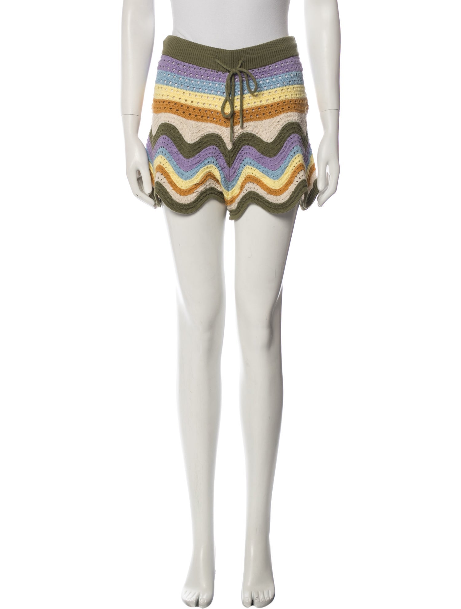 Zimmermann Striped Mini Shorts