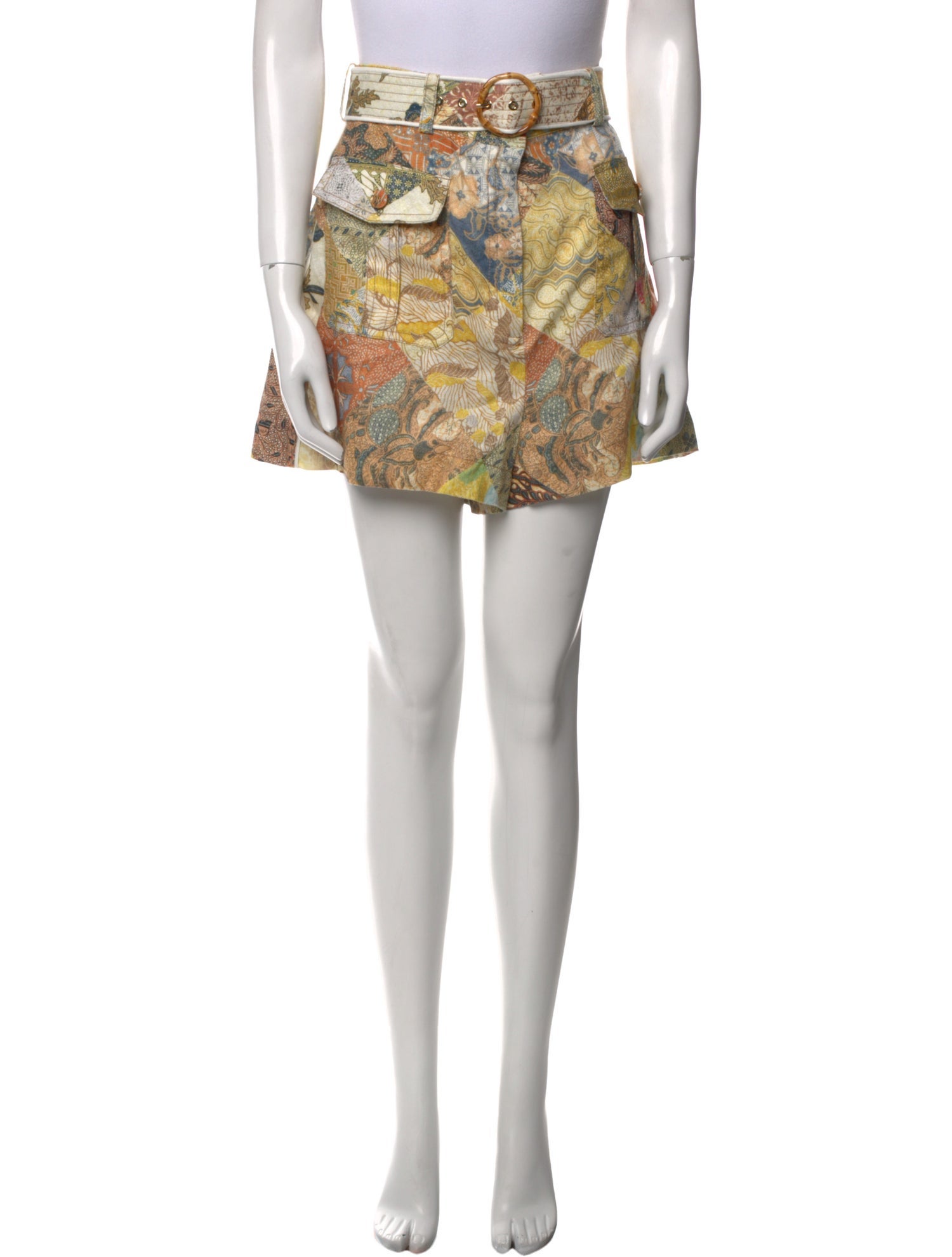 Zimmermann Linen Mini Shorts