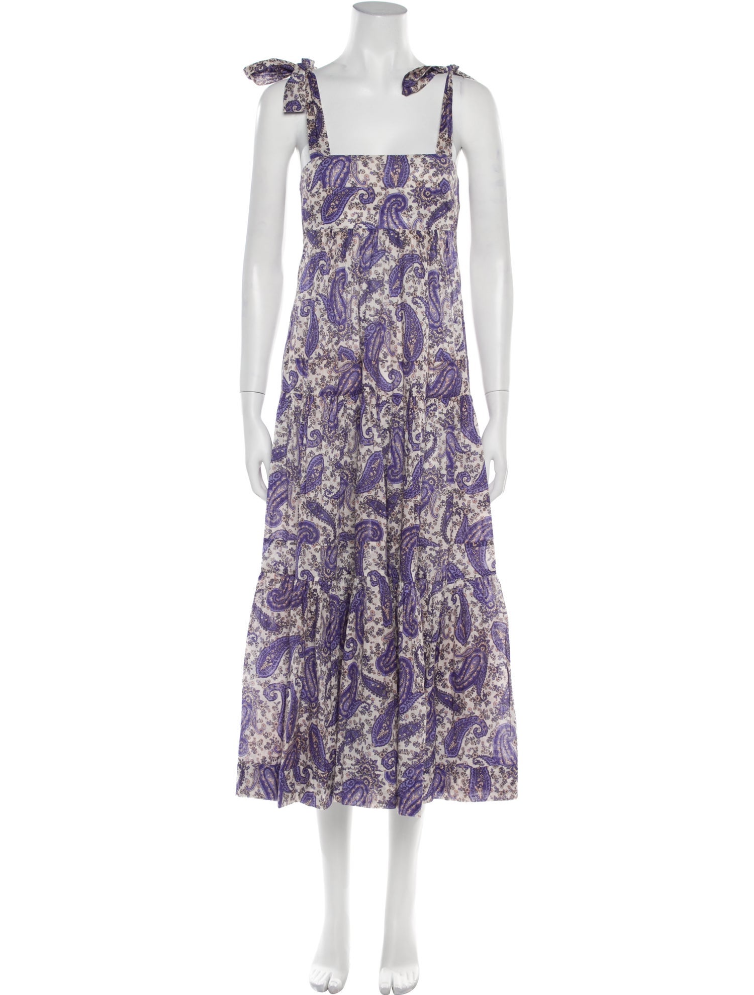 Zimmermann Paisley Print Knee-Length Dress