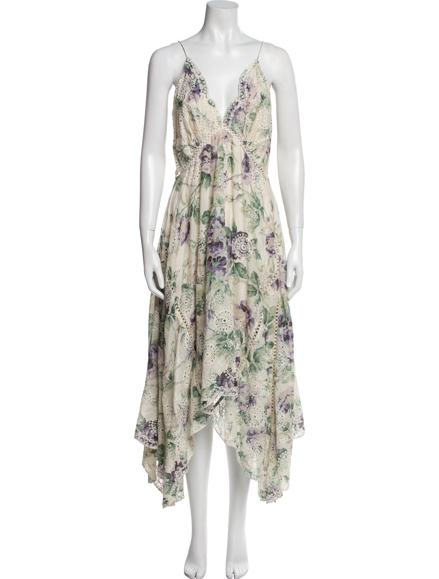Zimmermann Floral Print Long Dress