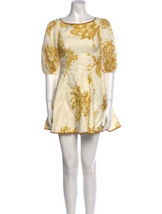 Zimmermann Linen Mini Dress