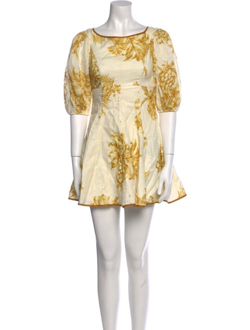 Zimmermann Linen Mini Dress