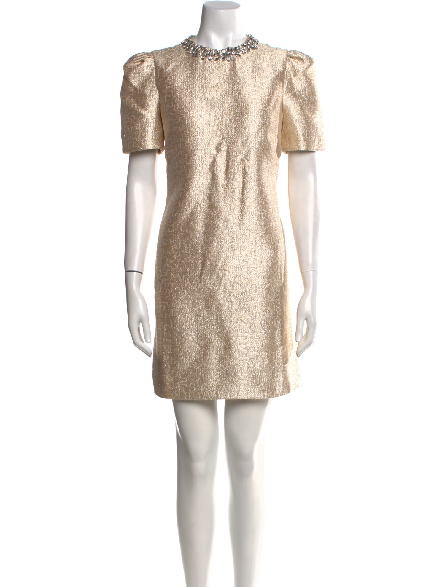 Zimmermann Crew Neck Mini Dress