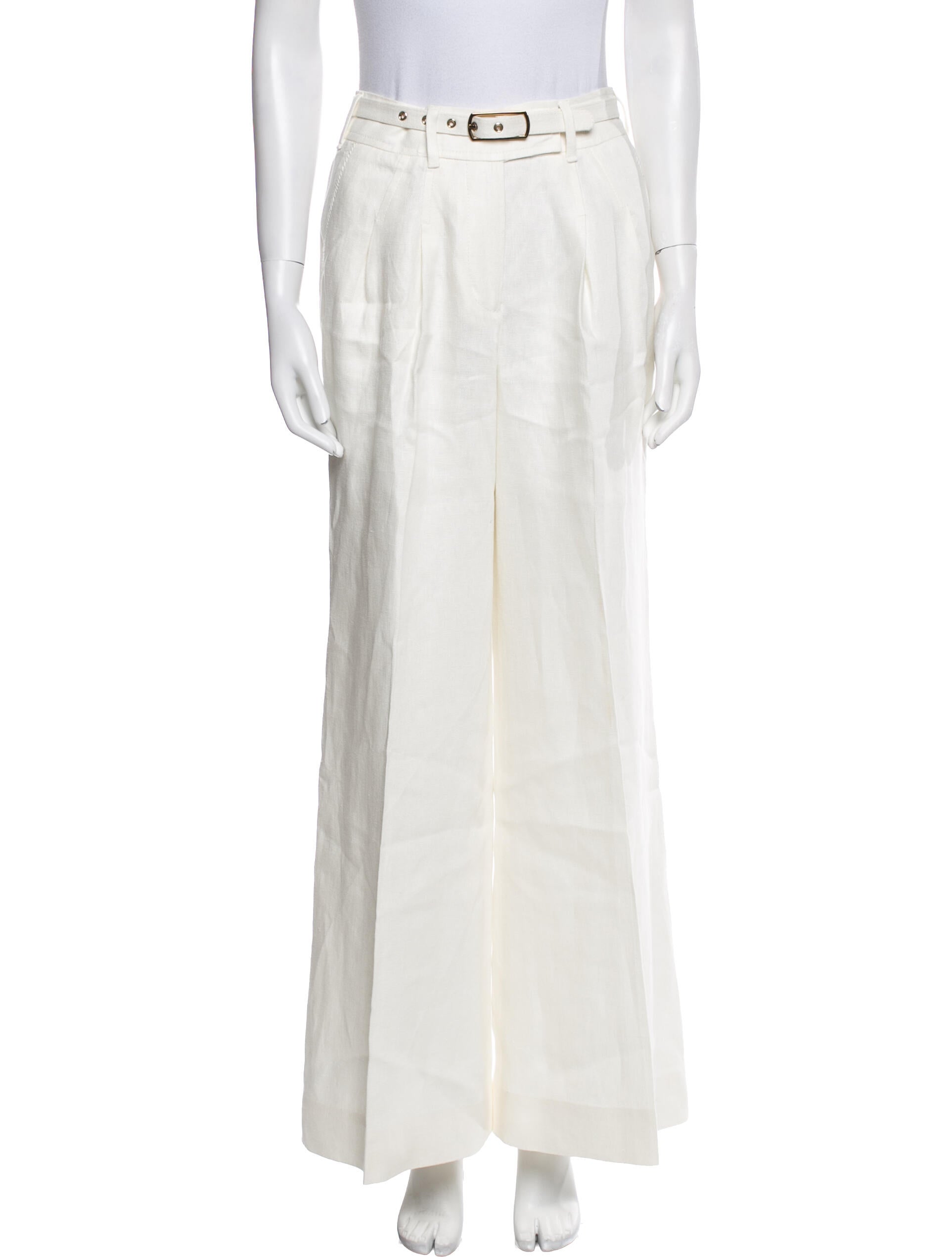 Zimmermann Linen Wide Leg Pants