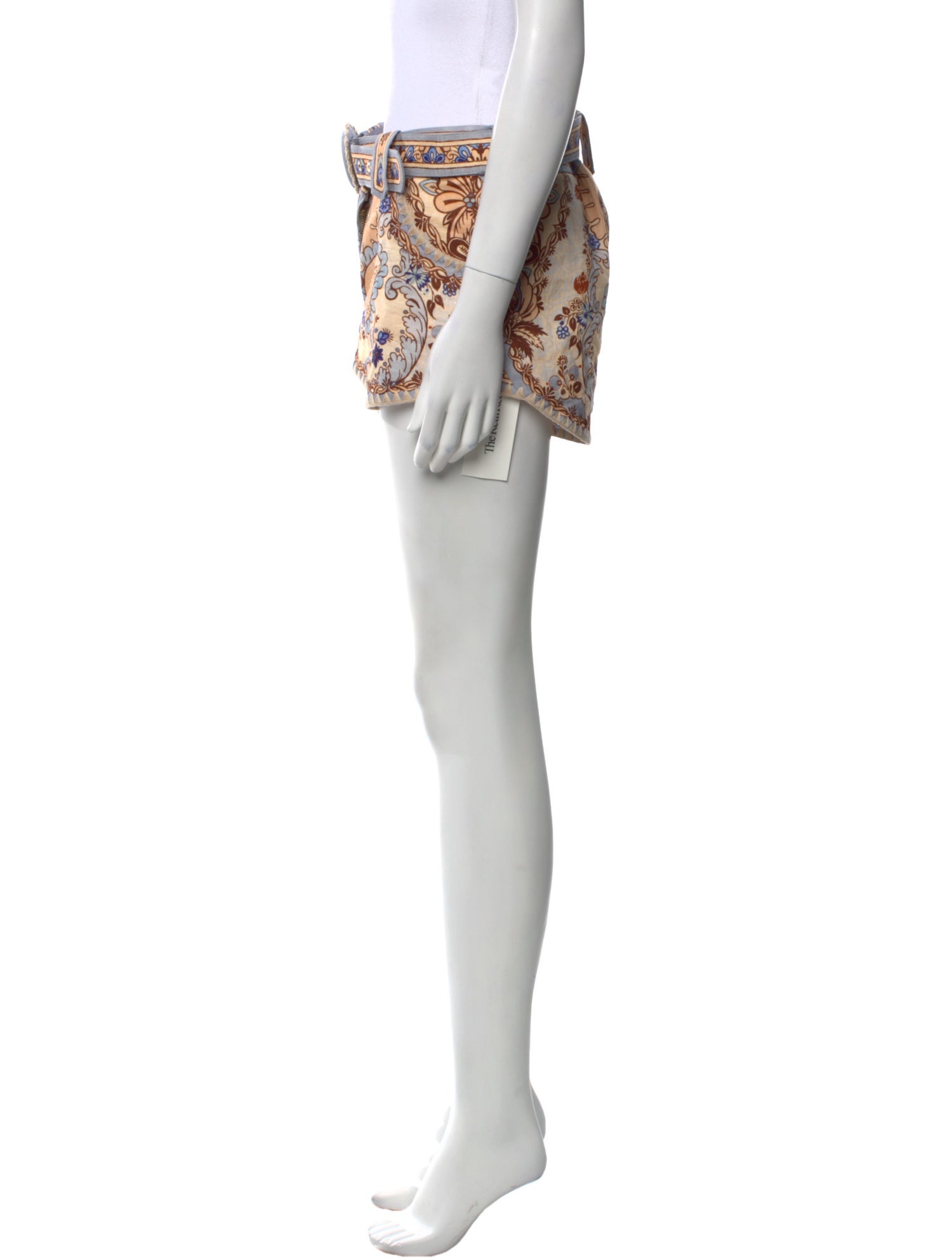 Zimmermann Linen Mini Shorts