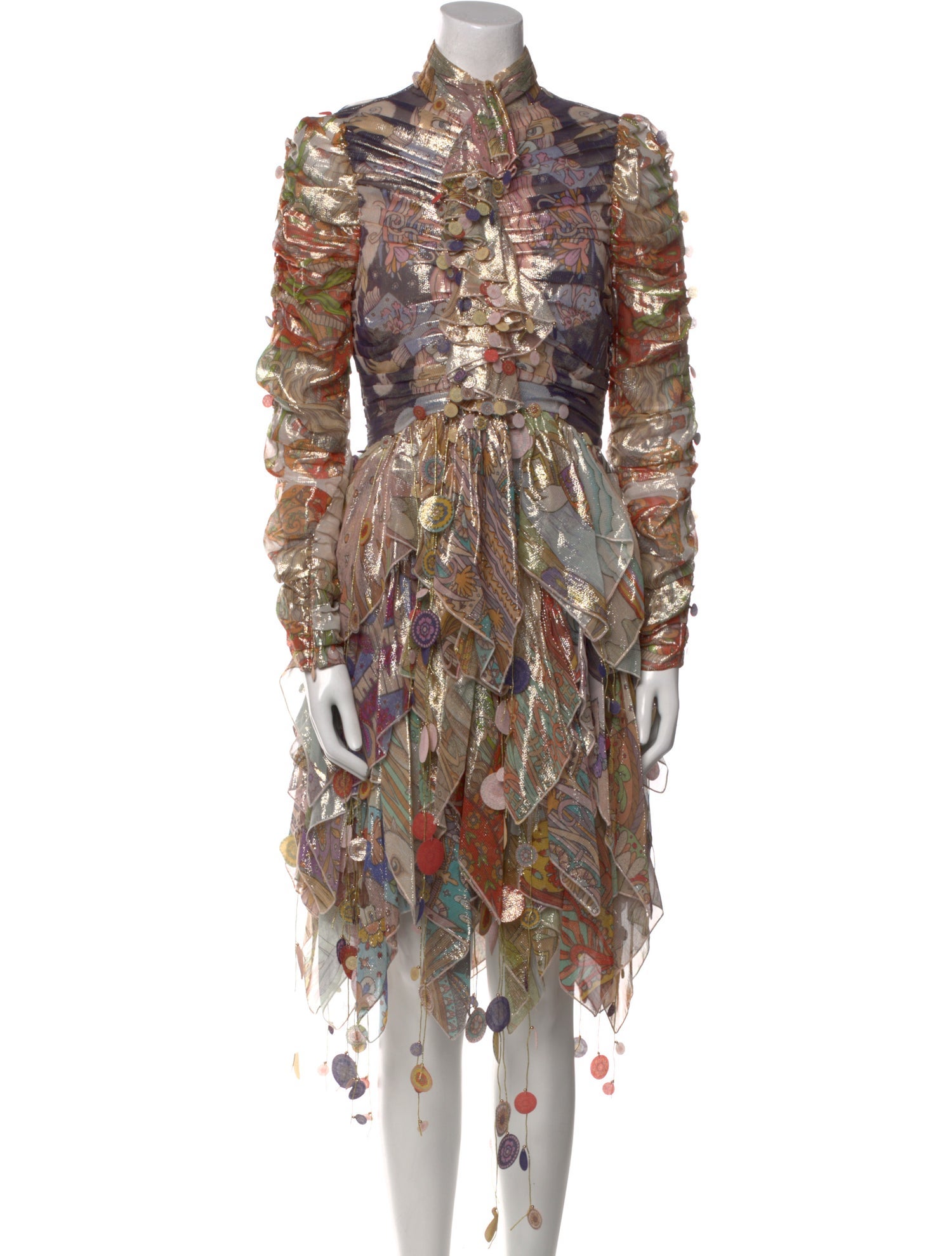 Zimmermann Paisley Print Knee-Length Dress