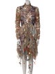 Zimmermann Paisley Print Knee-Length Dress