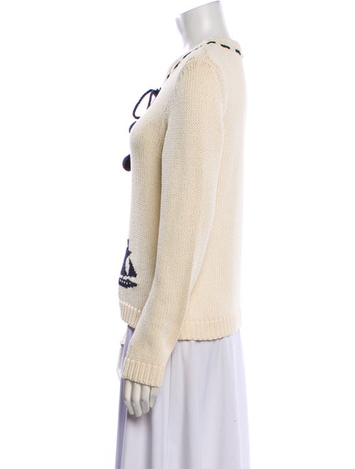 Zimmermann Patterned Crew Neck Sweater