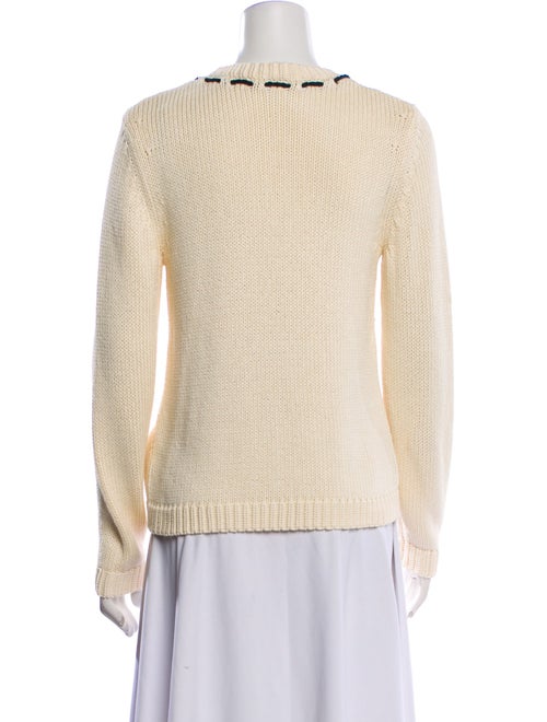 Zimmermann Patterned Crew Neck Sweater