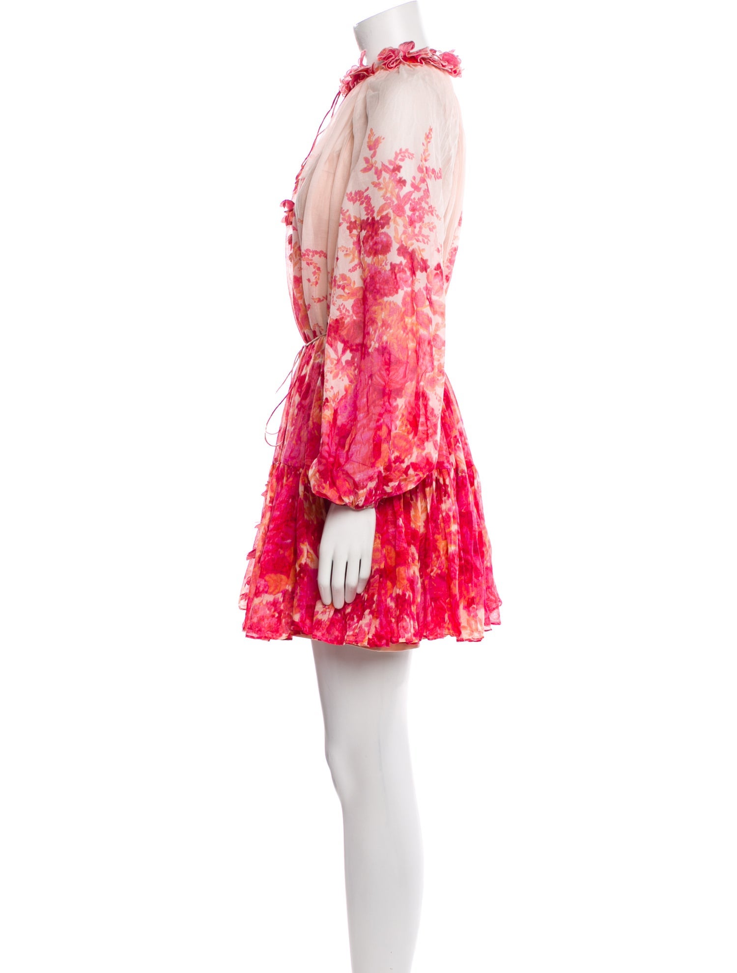 Zimmermann Floral Print Mini Dress