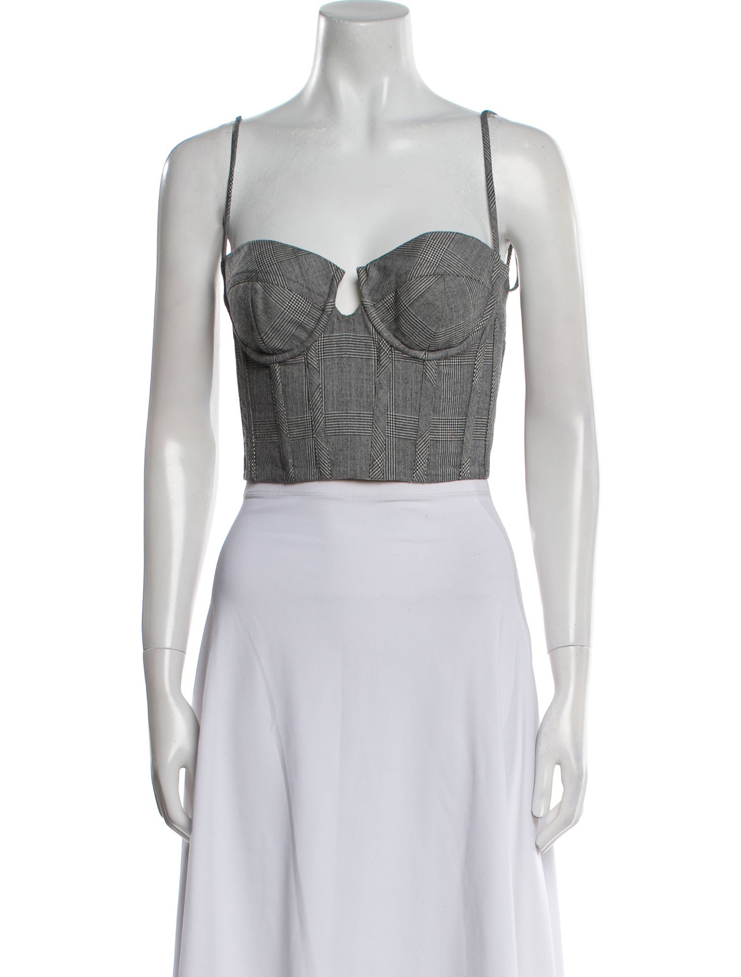 Zimmermann Wool Printed Crop Top