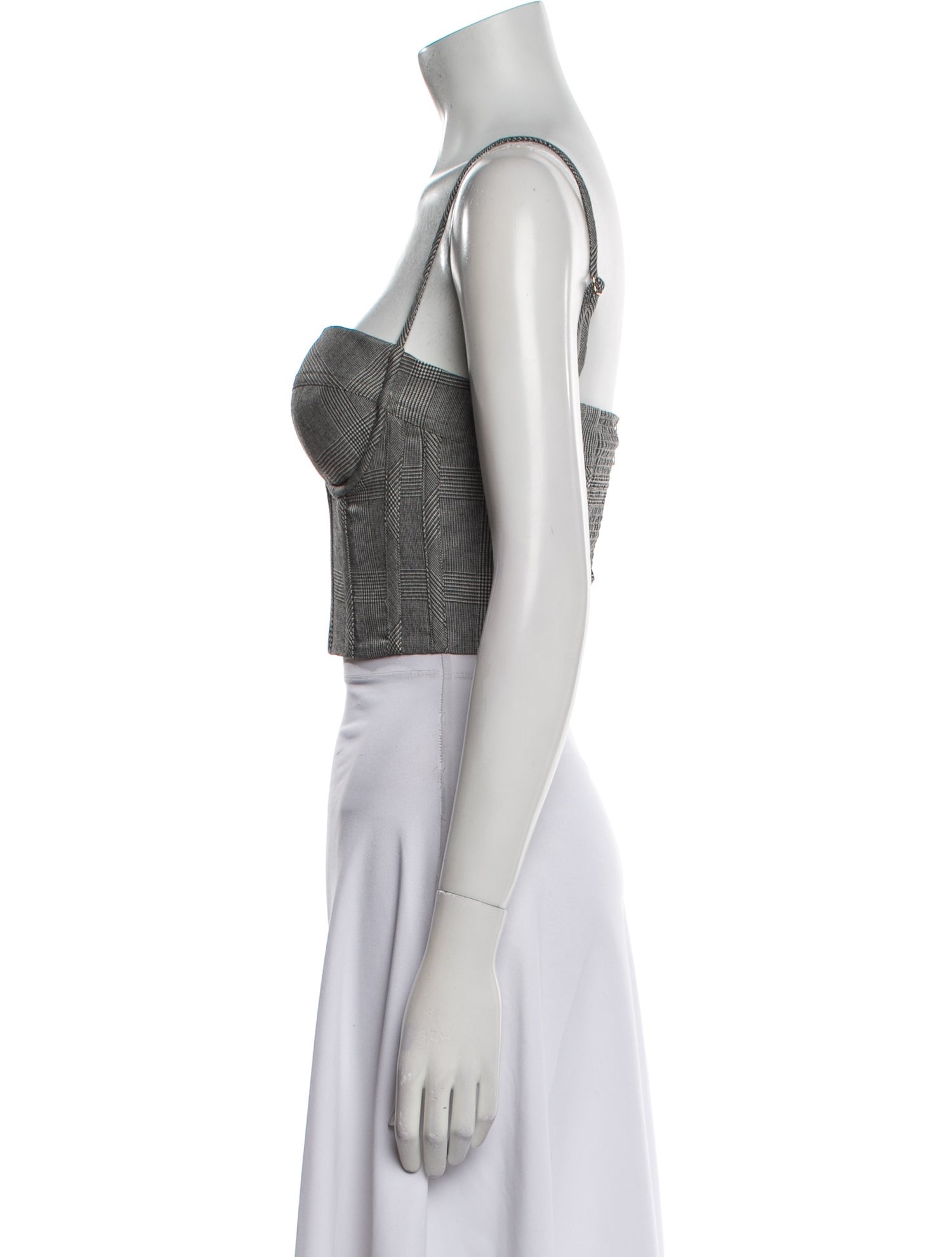 Zimmermann Wool Printed Crop Top