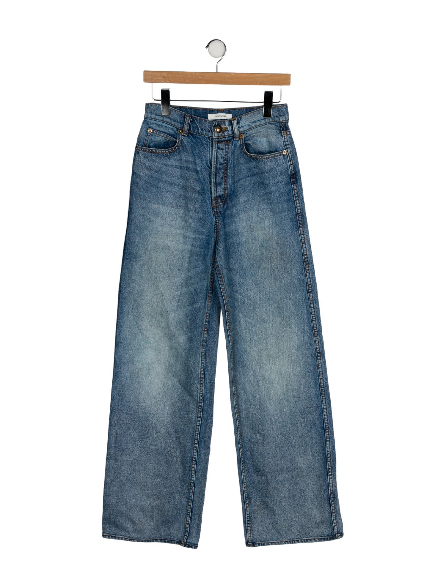 Zimmermann High-Rise Wide Leg Jeans