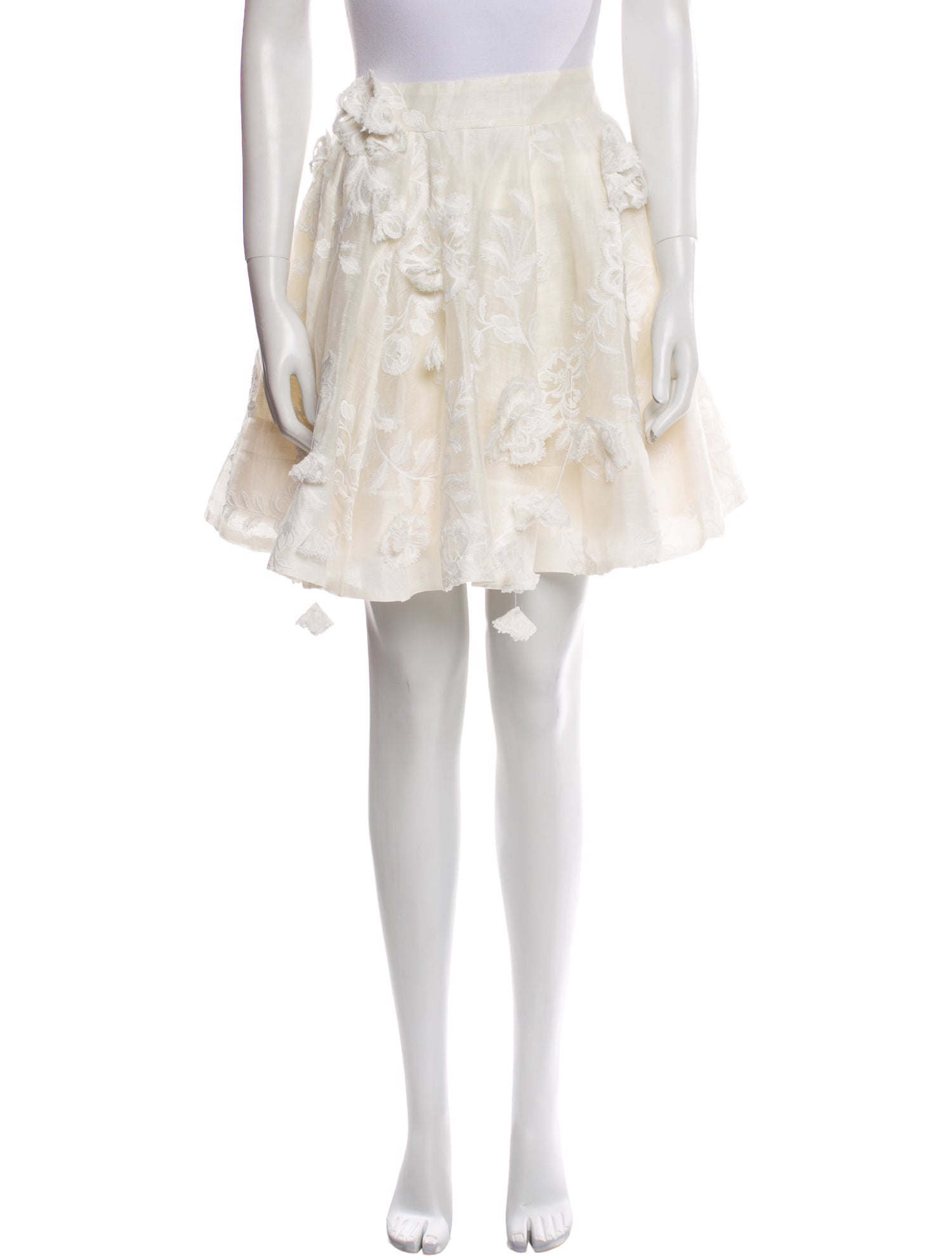 Zimmermann Linen Mini Skirt